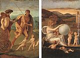 Giovanni Bellini Canvas Paintings - Four Allegories Perseverance and Fortune
